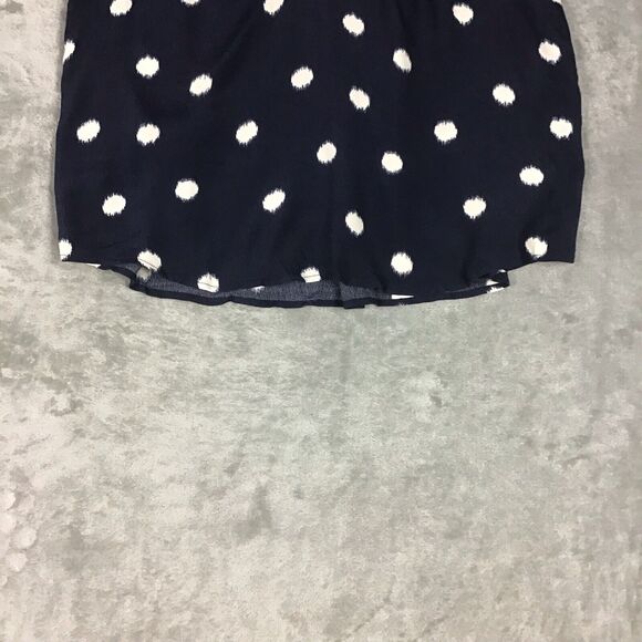 A New Day Womens Small Blue Polka Dot Short Sleeve Rayon Jersey Top NWT - Picture 9 of 15